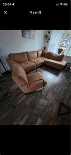 Bank, met stoel, 250 tot 300 cm, Hoekbank, 75 tot 100 cm, Ophalen of Verzenden