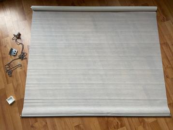 Rolgordijn 1,2m x 2,6m; wit lichtdoorlatend beschikbaar voor biedingen
