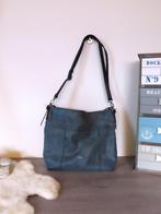 GABOR Geweldige Petrol Blauwe Handtas/Schoudertas Leer, Ophalen of Verzenden, Zo goed als nieuw, Blauw, Handtas