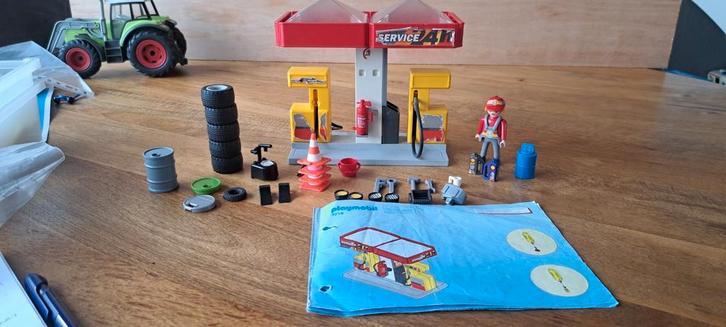 Playmobil 3218 Tankstation, Kinderen en Baby's, Speelgoed | Playmobil, Zo goed als nieuw, Ophalen of Verzenden