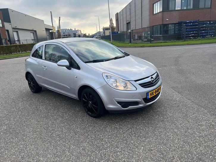 Opel Corsa 1.0 12V 3D 2009 Grijs Airco en nieuwe APK, Auto's, Opel, Particulier, Corsa, ABS, Airbags, Airconditioning, Boordcomputer