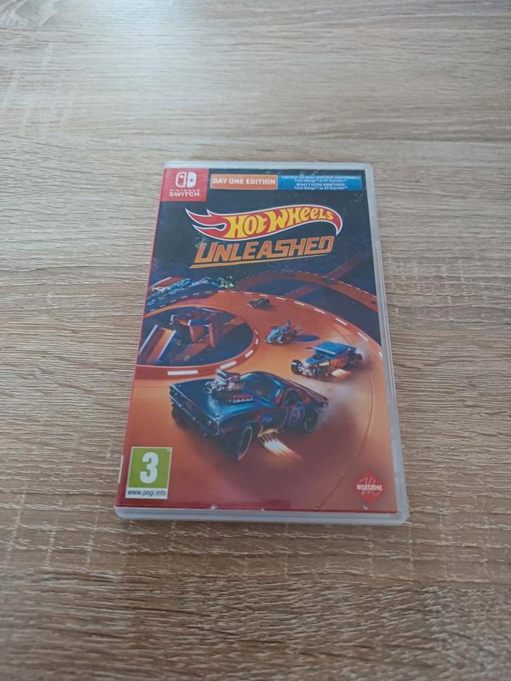Hotweels unleashed, Spelcomputers en Games, Games | Nintendo Switch, Zo goed als nieuw, Racen en Vliegen, 1 speler, Vanaf 3 jaar