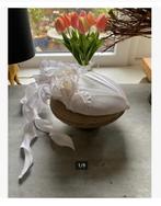 Mooi wit bruids hoedje met bloemen en lint, Kleding | Dames, Trouwkleding en Trouwaccessoires, Wit, Ophalen of Verzenden, Zo goed als nieuw