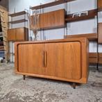 Dyrlund vintage jaren 60 teak sideboard, wandkast, tv meubel, Huis en Inrichting, Kasten | Televisiemeubels, Ophalen, 100 tot 150 cm