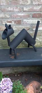 Metalen zwarte poes, Ophalen of Verzenden