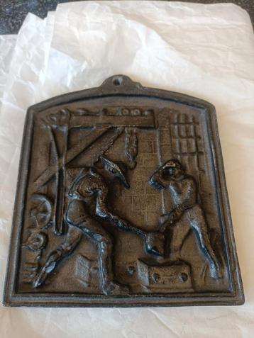 Gietijzeren Plaquette - Jaren 50 - Speciale Uitgave beschikbaar voor biedingen