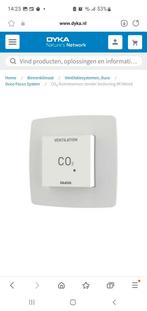 Duco ruimtesensor co2 excl bd rf/wired wit, Ophalen, Nieuw, Ventilator en Afzuiger