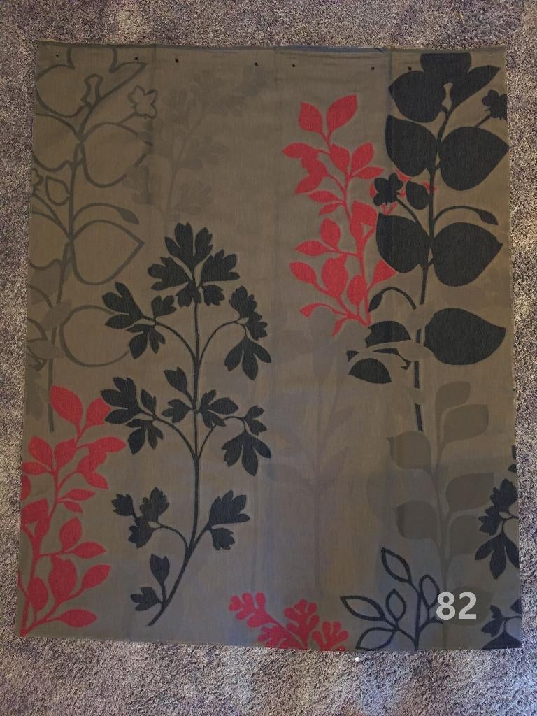 Gordijnstof Gardisette 807 bruin 95 x 110 cm lap stof, Bruin, Ophalen of Verzenden, Zo goed als nieuw, 30 tot 120 cm