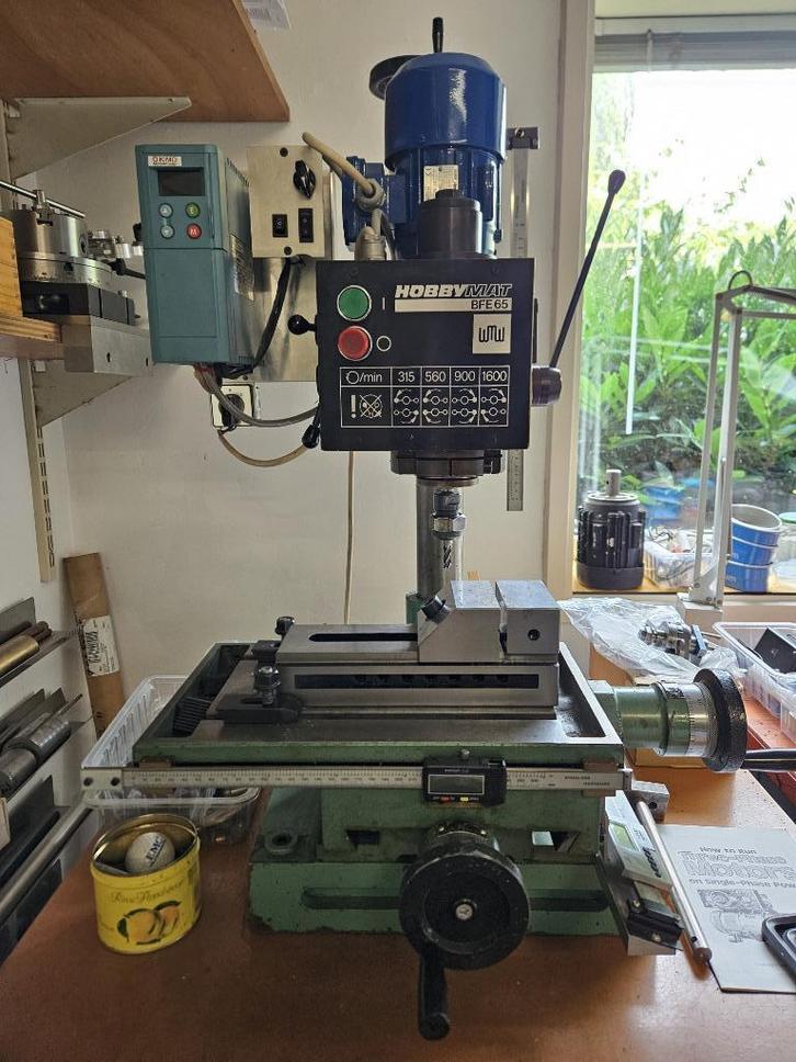 HOBBYMAT BFE 65 Precisie Freesmachine met Accessoires, Zakelijke goederen, Machines en Bouw | Metaalbewerking, Ophalen
