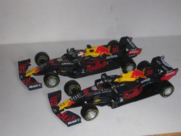 2 Bburago Red Bull #33 Scale 1/24 RB16 + RB16B beschikbaar voor biedingen