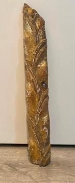 Antieke verguldhouten decoratieve kolom - barok fragment, Antiek en Kunst, Ophalen