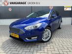 Ford Focus 1.0 Titanium / climate / trekhaak / cruise / navi, 65 €/maand, Gebruikt, Blauw, Origineel Nederlands