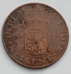 1 Cent 1916 Nederlands Indië Oude Antieke Munt Koloniaal, Ophalen of Verzenden, Zuidoost-Azië