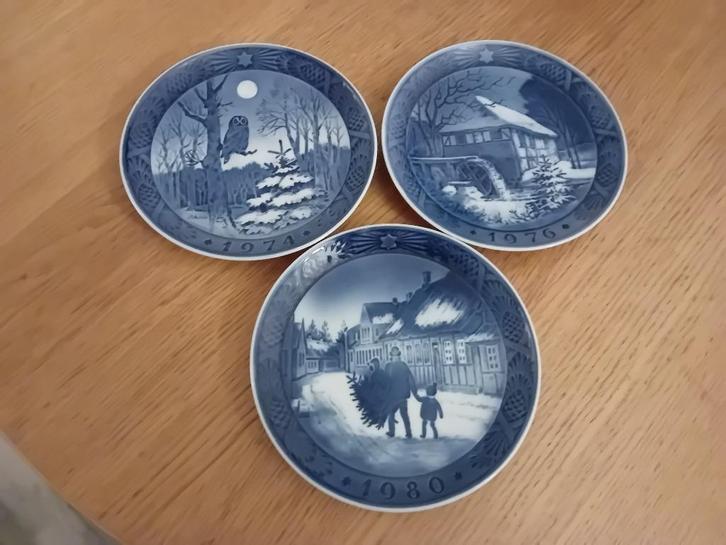 Royal Copenhagen kerstbord, vintage verzamelobject, Denmark, Antiek en Kunst, Curiosa en Brocante, Ophalen of Verzenden