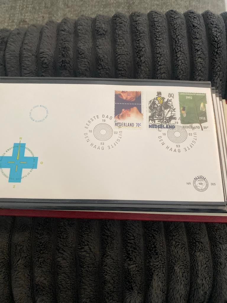 Compleet album 1e dag enveloppen 1993-1994, Ophalen of Verzenden, Onbeschreven, Nederland