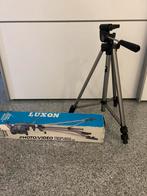 Luxon Deluxe Channel Tripod 1417X - Reisstatief, Audio, Tv en Foto, Fotografie | Statieven en Balhoofden, Gebruikt, Minder dan 150 cm