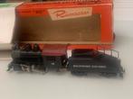 Rivarossi 1225 Baltimore and Ohio stoomlocomotief en tender, Hobby en Vrije tijd, Modeltreinen | H0, Overige merken, Gebruikt