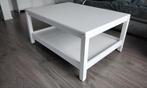 Salontafel rechthoek wit, Huis en Inrichting, Tafels | Salontafels, Ophalen, Gebruikt, 100 tot 150 cm, 50 tot 100 cm