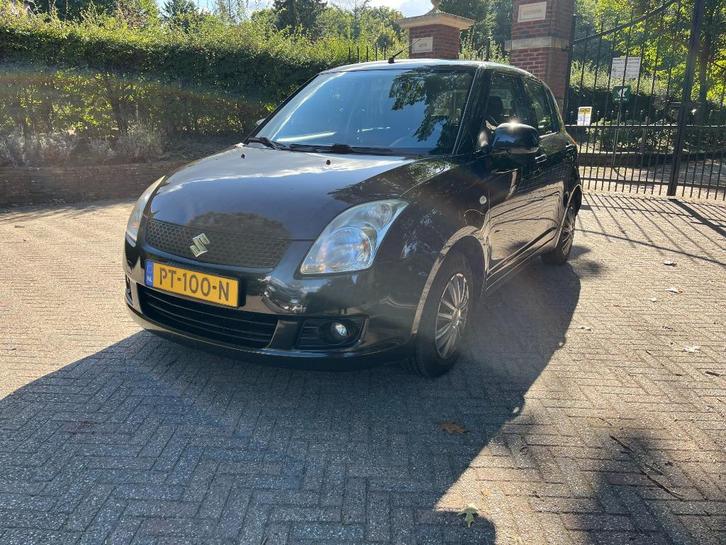Suzuki Swift 1.3 5D 2009 Zwart, Auto's, Suzuki, Bedrijf, Swift, ABS, Airbags, Airconditioning, Boordcomputer, Centrale vergrendeling
