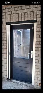 Buitendeur 201 x 88, Doe-het-zelf en Verbouw, Ophalen, 80 tot 100 cm, 200 tot 215 cm, Glas