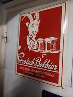 Grolsch Bokbier Metalen Bord - 30x40 cm, Ophalen of Verzenden, Gebruikt, Reclamebord