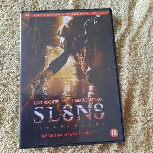 Dvd "sl8n8" (slachtnacht) thriller:, Cd's en Dvd's, Dvd's | Tv en Series, Zo goed als nieuw, Horror, Vanaf 16 jaar, Ophalen of Verzenden