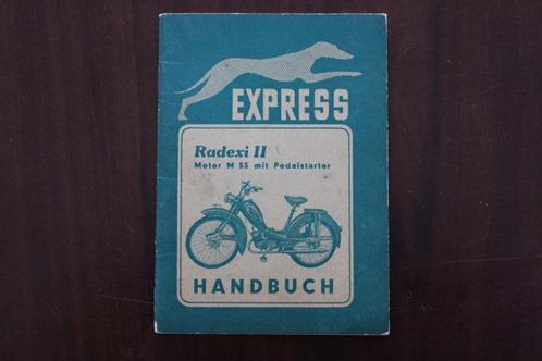 Express Radexi II M53 motor 1956 moped handbuch instructie, Fietsen en Brommers, Handleidingen en Instructieboekjes, Zo goed als nieuw