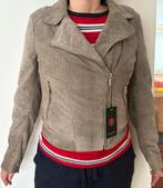 Hint Fashions Suède Bikerjacket - Arma, Beige, Arma, Nieuw, Ophalen of Verzenden