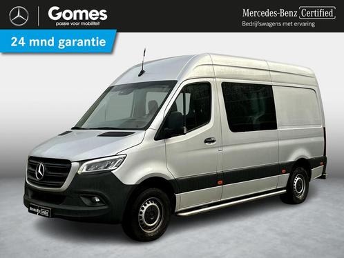 Mercedes-Benz Sprinter 315 CDI L2-H2 Dubbel Cabine | 6-perso, Auto's, Bestelauto's, Bedrijf, Te koop, Mercedes-Benz Certified