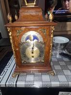 Antieke Engelse Tafelklok met Maanstand, 1935, Antiek en Kunst, Antiek | Klokken, Ophalen of Verzenden