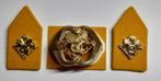 Compleet setje bevo en transport regiment, Verzamelen, Militaria | Algemeen, Ophalen of Verzenden, Landmacht, Nederland, Embleem of Badge