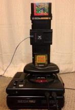 Sega Mega Drive met Sonic & Knuckles en Game Genie, Spelcomputers en Games, Mega Drive, Ophalen of Verzenden, Zonder controller