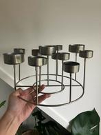 Zilver kleur riviera maison kandelaar waxinelichthouder, Huis en Inrichting, Ophalen of Verzenden, Overige materialen, Minder dan 25 cm