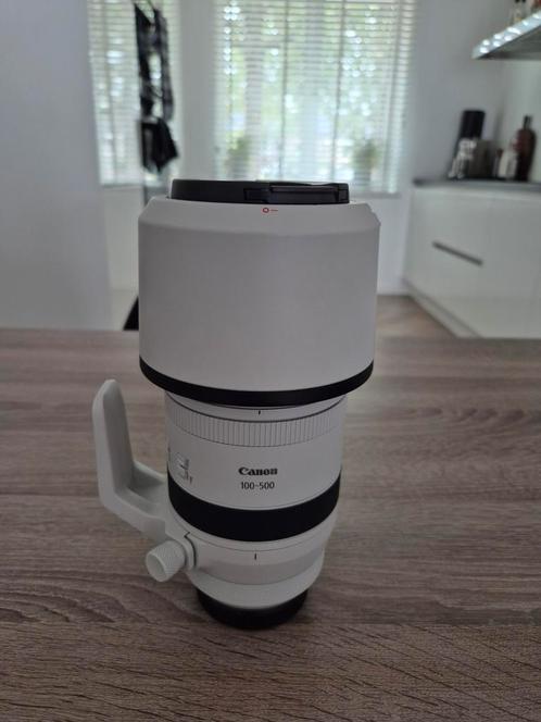 Canon RF 100-500mm F4.5-7.1L IS USM, Audio, Tv en Foto, Fotografie | Lenzen en Objectieven, Zo goed als nieuw, Telelens, Ophalen