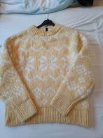 H&M Jacquard Trui - Lichtgeel - Maat S, H&M, Geel, Ophalen of Verzenden, Zo goed als nieuw