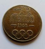 Herdenkingsmunt munt 19e Olympiade 1968 Mexico, Ophalen of Verzenden, Koningin Juliana, Overige waardes, Losse munt