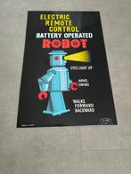 Poster Robot Metaal, Ophalen, Rechthoekig Staand, A4 of kleiner, Zo goed als nieuw