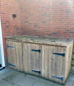 Container ombouw voor 3 kliko’s - Tuinkasten, afval ombouw, Ophalen, Gebruikt, Hout, Containerberging