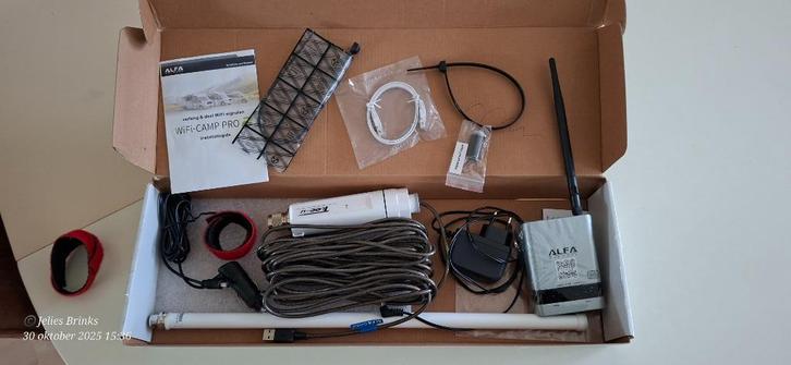 Alfa WiFi Camp Pro 2, Computers en Software, WiFi-versterkers, Zo goed als nieuw, Ophalen