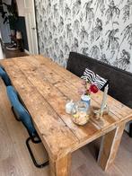 Eettafel van steigerhout (binnen/buiten), Huis en Inrichting, Tafels | Eettafels, Ophalen, Gebruikt, 200 cm of meer, 50 tot 100 cm