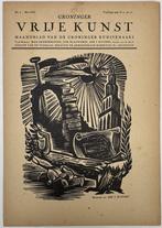 211. Tijdschrift – Groninger Vrije Kunst, mei 1945, Verzamelen, Ophalen of Verzenden, 1940 tot 1960, Nederland, Tijdschrift