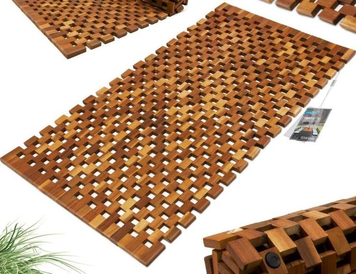 Saunamat Sauna Douchemat Badmat 80 x 50 cm GRATIS BEZORGD!, Huis en Inrichting, Badkamer | Badtextiel en Accessoires, Nieuw, Badmat
