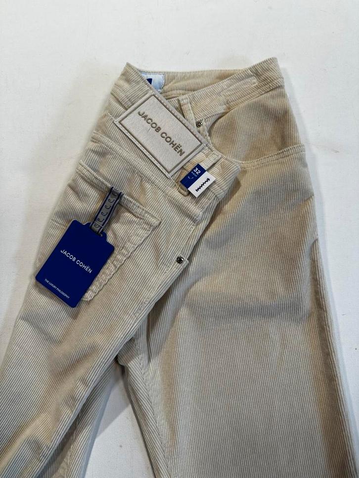 5 pocket rib broek van Jacob Cohen. Maat 32 model Nick Slim, Kleding | Heren, Broeken en Pantalons, Nieuw, Maat 48/50 (M), Wit