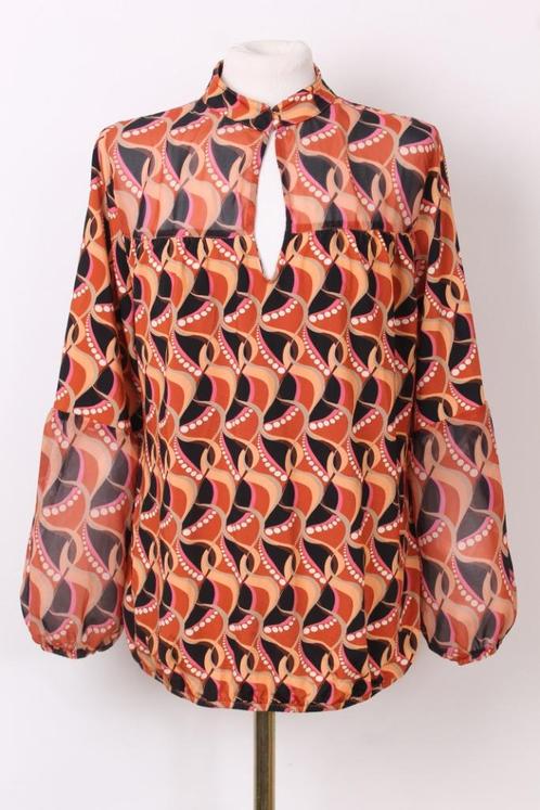 Multicolor blouse van Tessa Koops maat 40, Kleding | Dames, Blouses en Tunieken, Zo goed als nieuw, Maat 38/40 (M), Overige kleuren