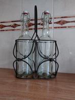 Antiek ijzeren flesserek, Antiek en Kunst, Ophalen of Verzenden