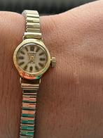 Vintage Commodoor Dameshorloge met 14k gouden kast, Overige merken, Met bandje, Polshorloge, Goud