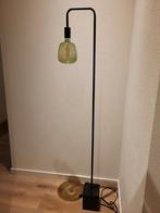 Zwarte sta/vloer lamp met marmeren voet, Ophalen, Minder dan 100 cm