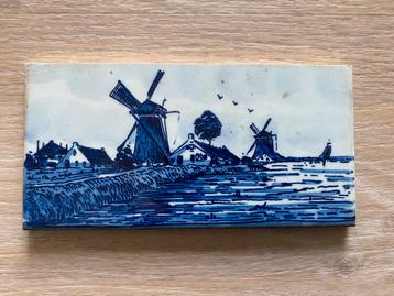 Oud Tegeltje met Molens beschikbaar voor biedingen