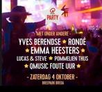 8 tickets voor Qmusic Party in Breda, Drie personen of meer