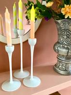 Vintage IKEA Blomster Kandelaars - Set van 3, Huis en Inrichting, Woonaccessoires | Kandelaars en Kaarsen, Ophalen, Gebruikt, Overige materialen